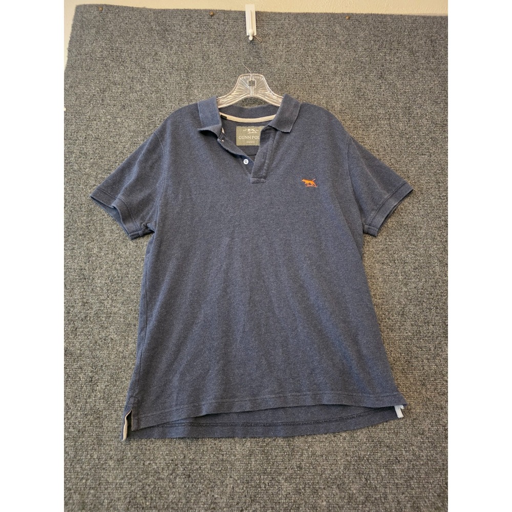 Rodd & Gunn Polo Sportsfit Men's Medium Blue Pique Polo Shirt Size Large Casual